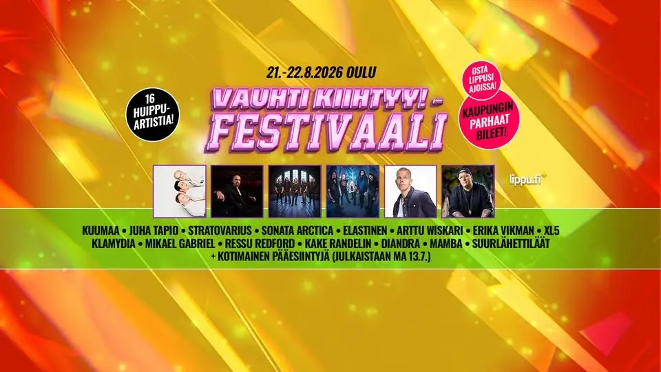 Vauhti Kiihtyy! -Festivaali Oulu 2026