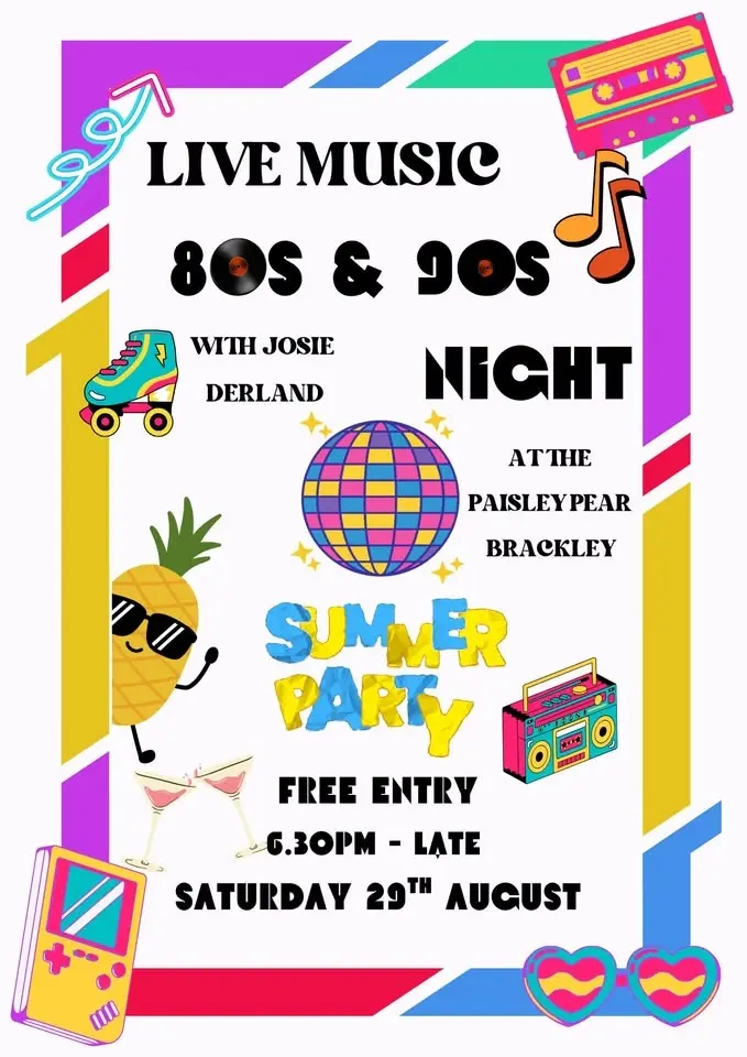 80s & 90s Night - Summer Live Music Event