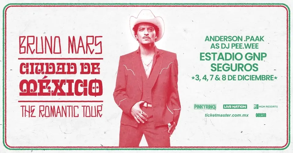 Bruno Mars | 1RA Y 2DA