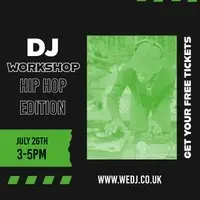 we DJ over 40's DJ Workshop - Hip Hop Edition