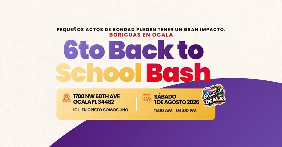 Back to School Bash 2026 – Boricuas en Ocala | Free Family Event
