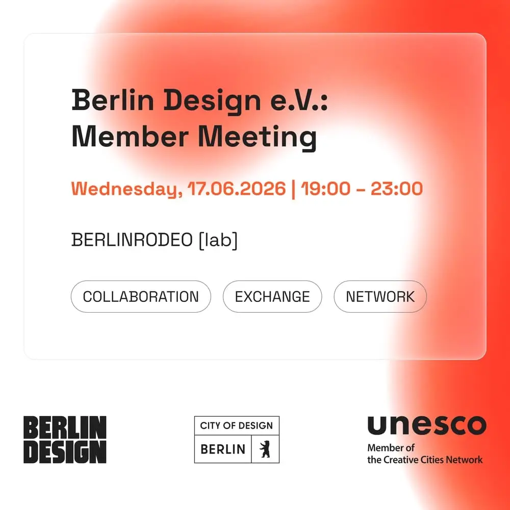 Berlin Design e.V.: Member Meeting