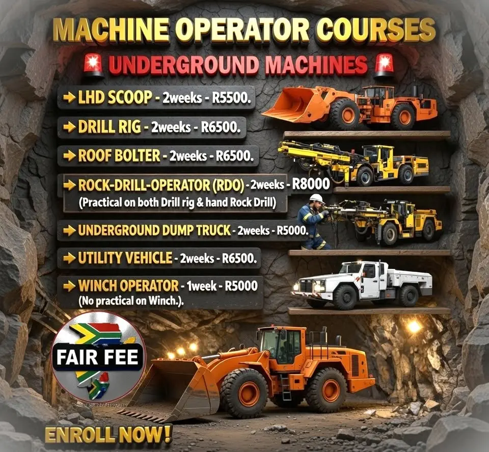 UNDERGROUND MINE MACHINE OPERATOR SCHOOL