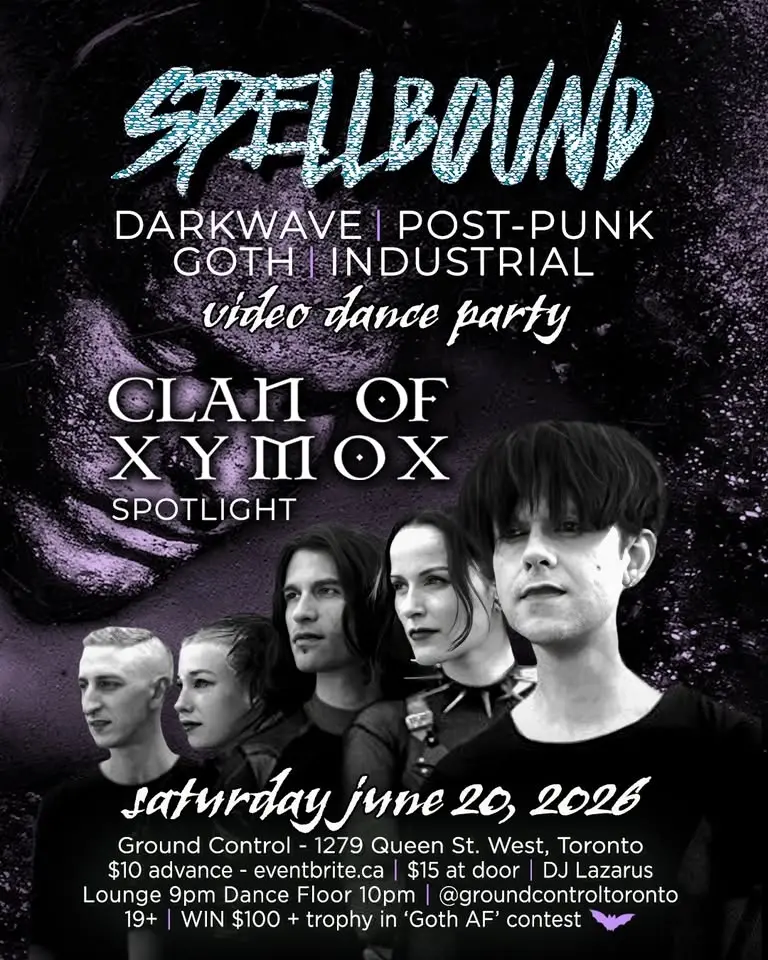 SPELLBOUND: Goth Darkwave Post-Punk Video Dance Party w/ Clan Of Xymox Spotlight