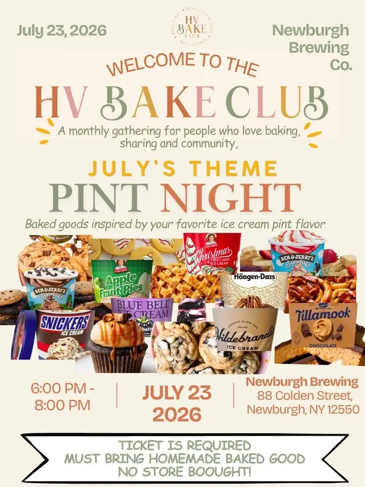 HV Bake Club~ Pint Night~Newburgh Brewing Company 