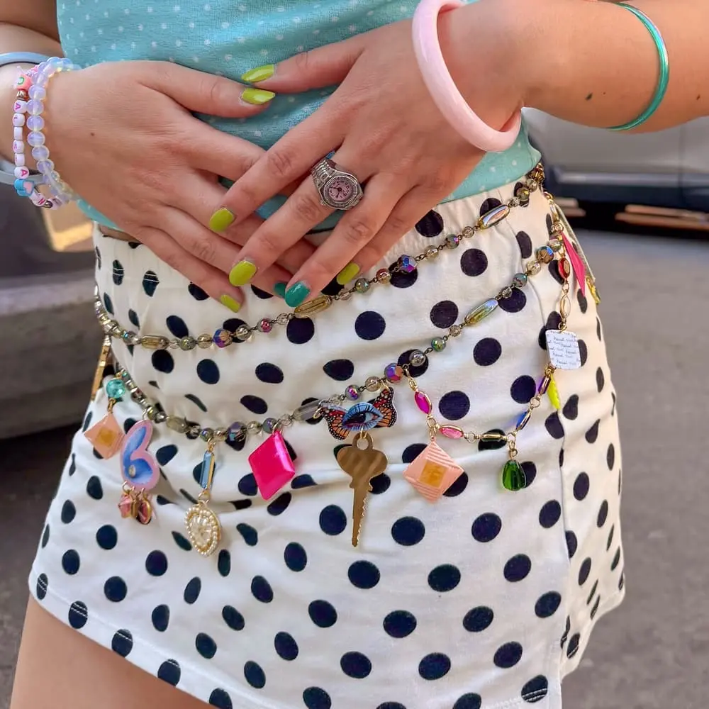 creative charmscape: trinket belts