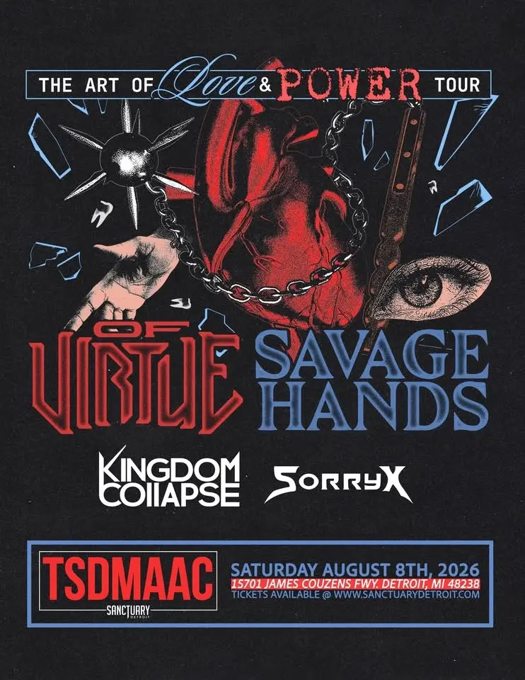 Of Virtue, Savage Hands, Kingdom Collapse & Sorryx