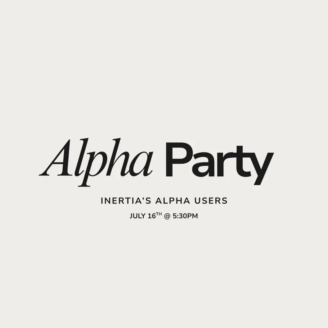 Inertia's (first) Launch Party