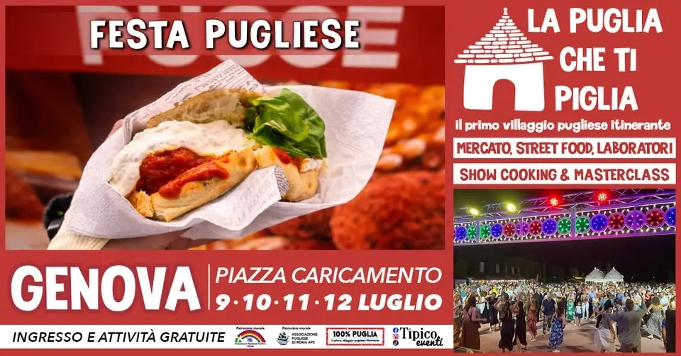 GENOVA - LA PUGLIA CHE TI PIGLIA | Festa Pugliese