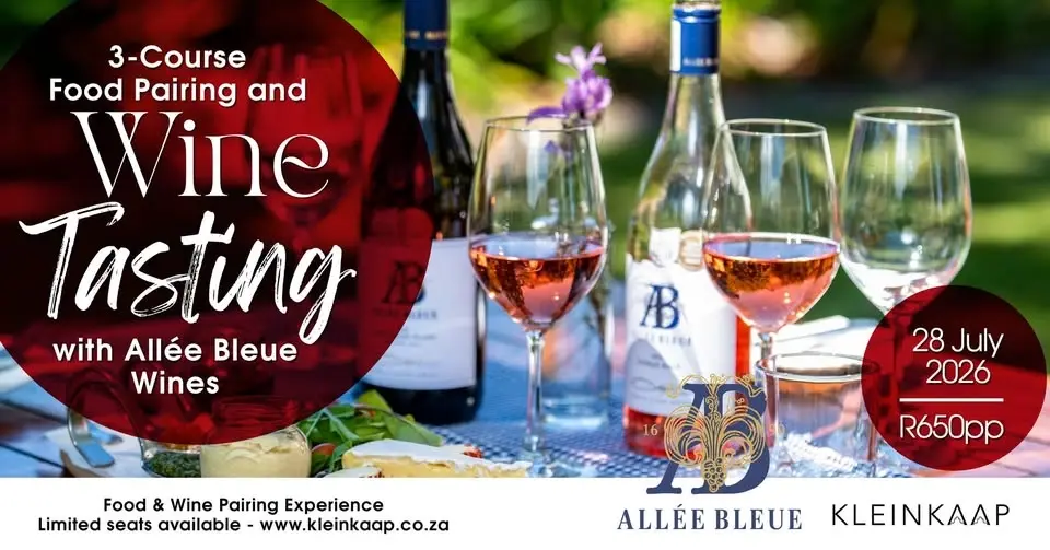 Allée Bleue Wine Evening at Kleinkaap | 28 July 2026