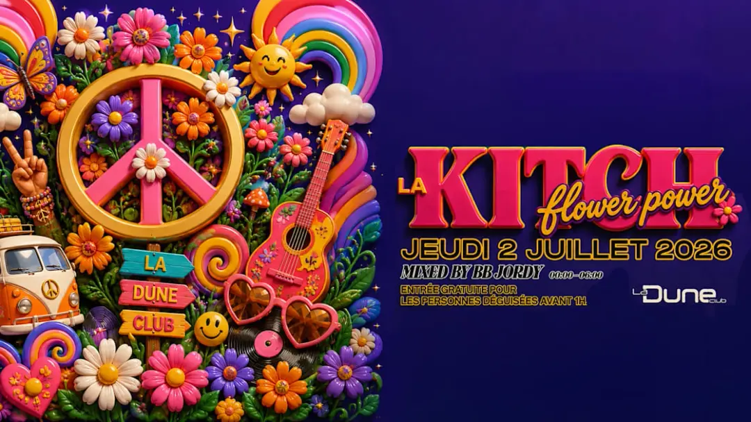 La Kitch Flower Power - Jeudi 2 Juillet