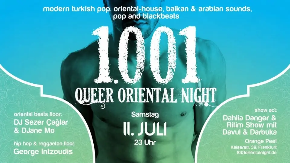 1001 Queer Oriental Night // Sa, 11. Juli 2026