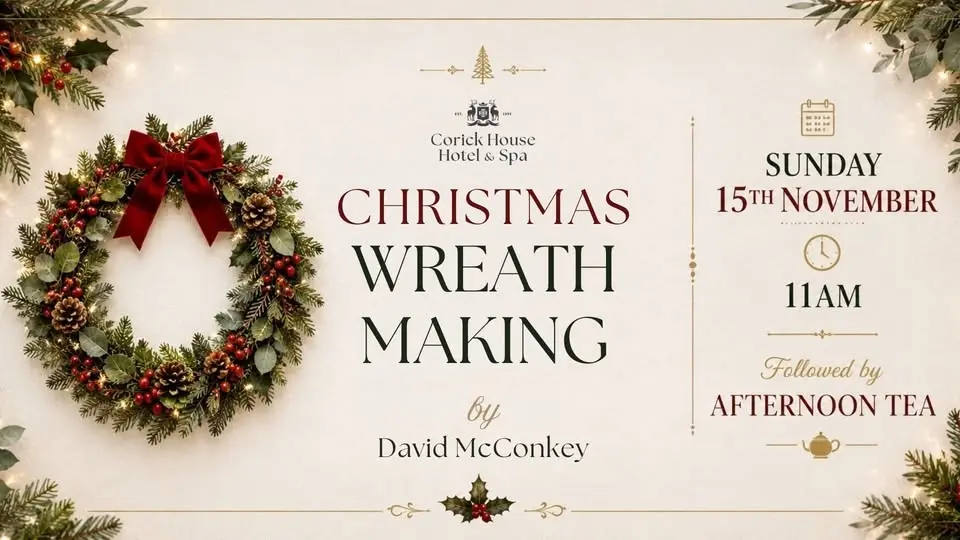 Christmas Wreath Making & Afternoon Tea