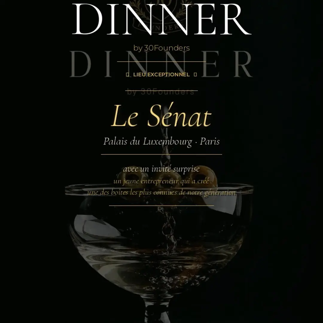 Diner 30 founders - 27/05