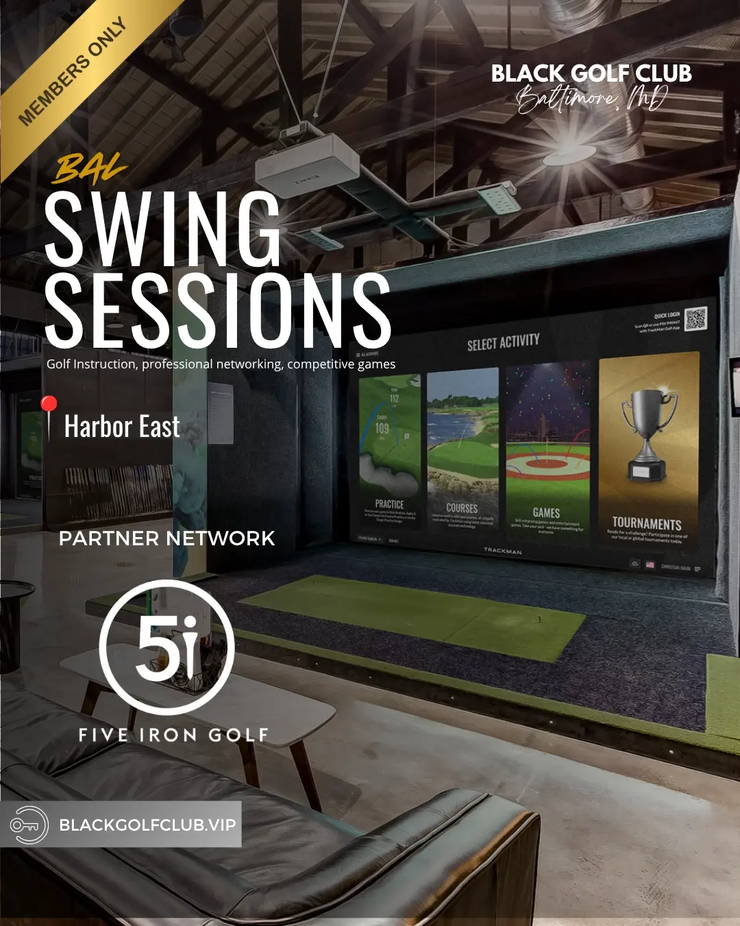 BAL VIP | SWING SESSIONS: Five Iron Harbor East