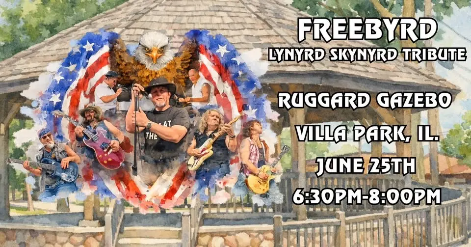 Freebyrd Rocks The Ruggard Gazebo in Villa Park