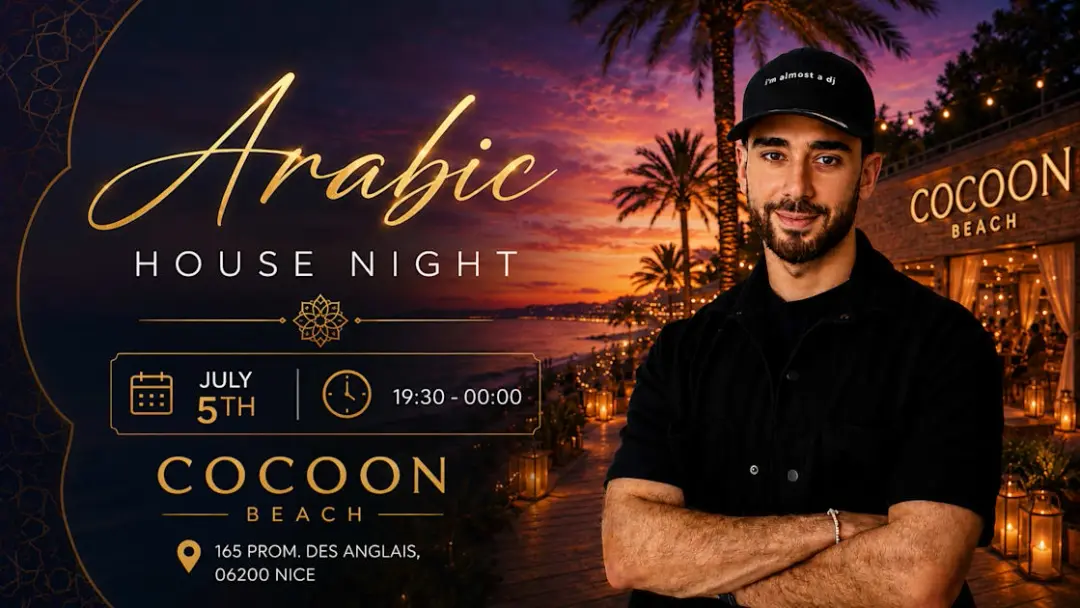 Nice | Arabic House Beach Party | 5 July @ Cocoon Beach