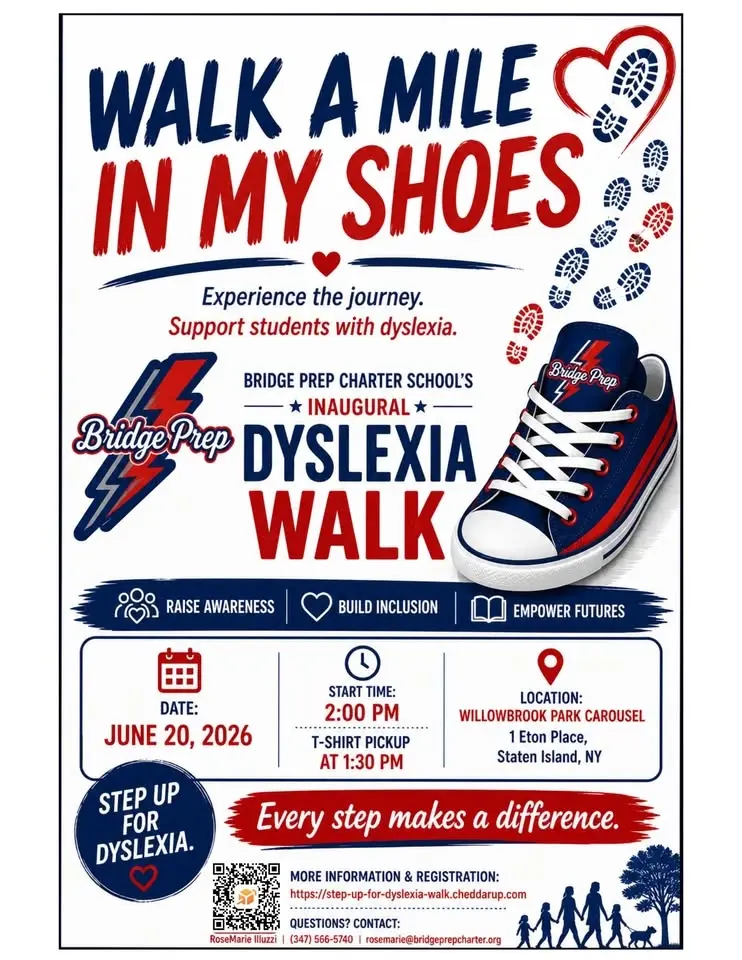 Bridge Prep Dyslexia Walk - Walk A Mile In My Shoes