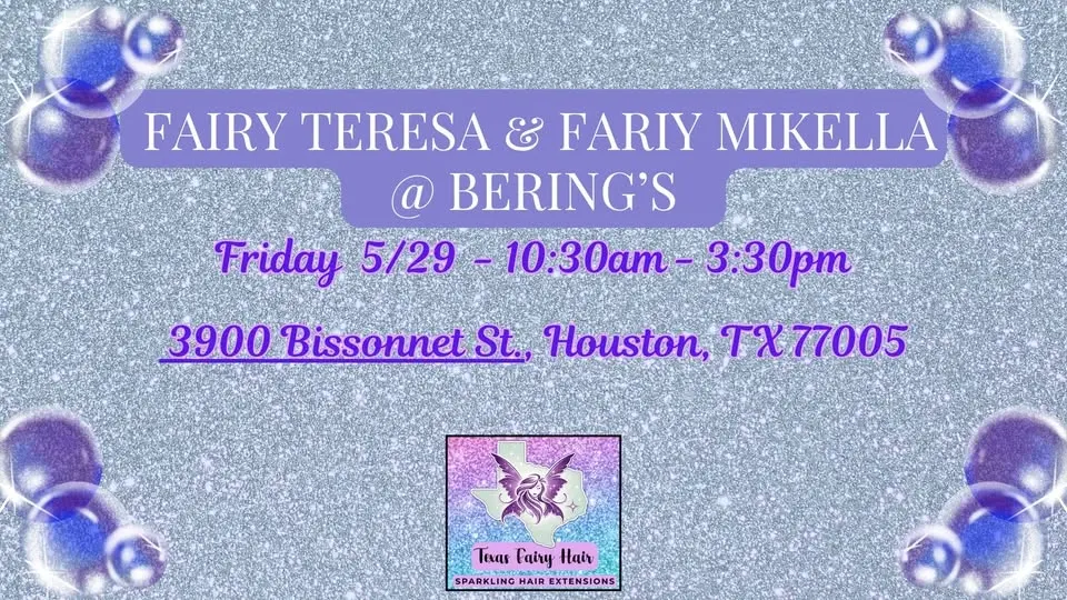 Texas Fairy Hair POP UP with FAIRY TERESA & FAIRY MIKELLA