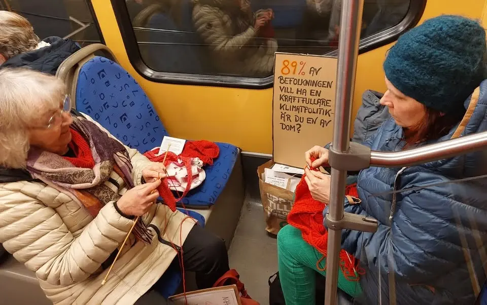 Sticka på spårvagn
