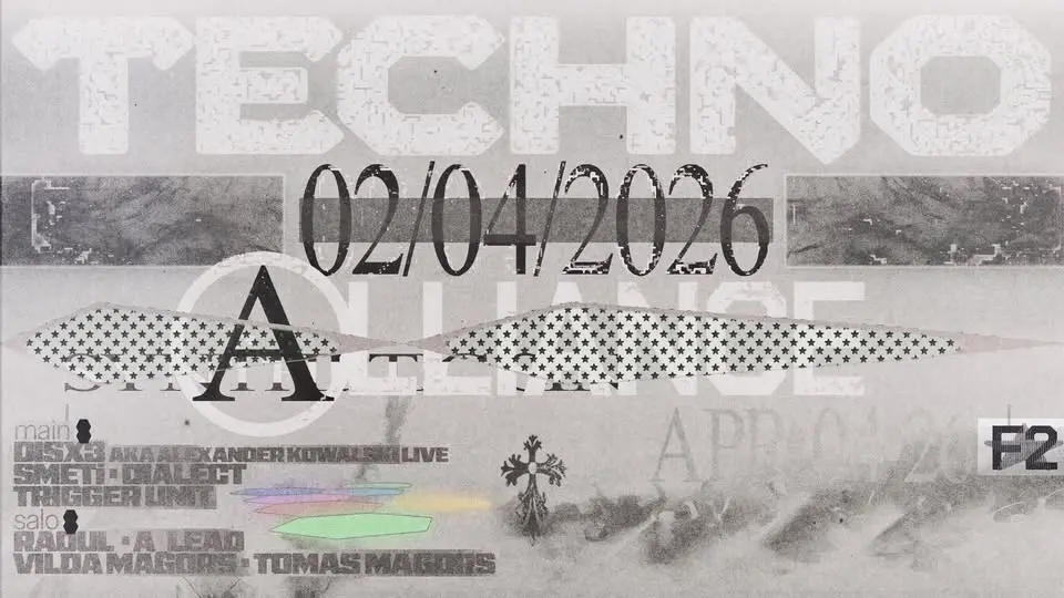TECHNO ALLIANCE/SYNTHETIC SIN: DisX3 ☆ Dialect ☆ Smetí ☆ Trigger Unit ☆ Raoul ☆ a_lead ☆ Vilda Magor