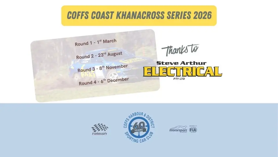 Steve Arthur Electrical Coffs Coast Khanacross Series 2026 - 4 Rounds