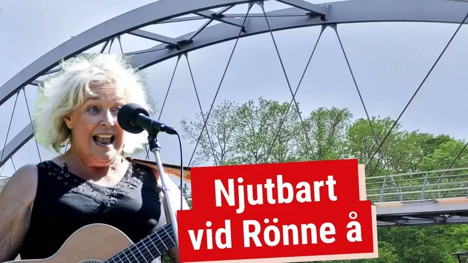Njutbart vid Rönne å: Eva Dahlberg & husbandet