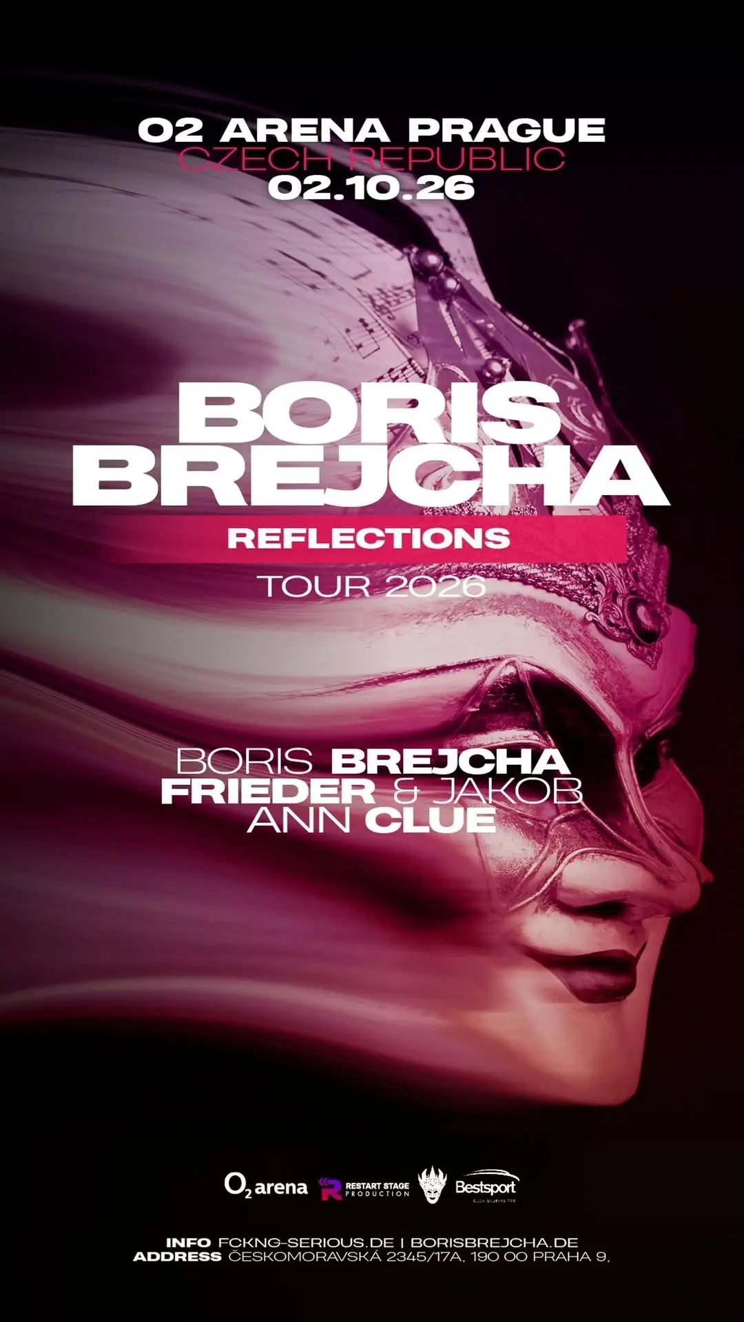 Boris Brejcha – Reflections Tour 2026