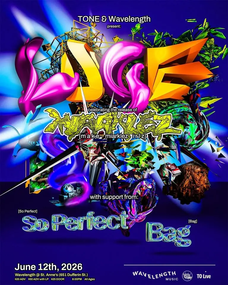 Luge "Miarklez" LP Release + So Perfect + Bag