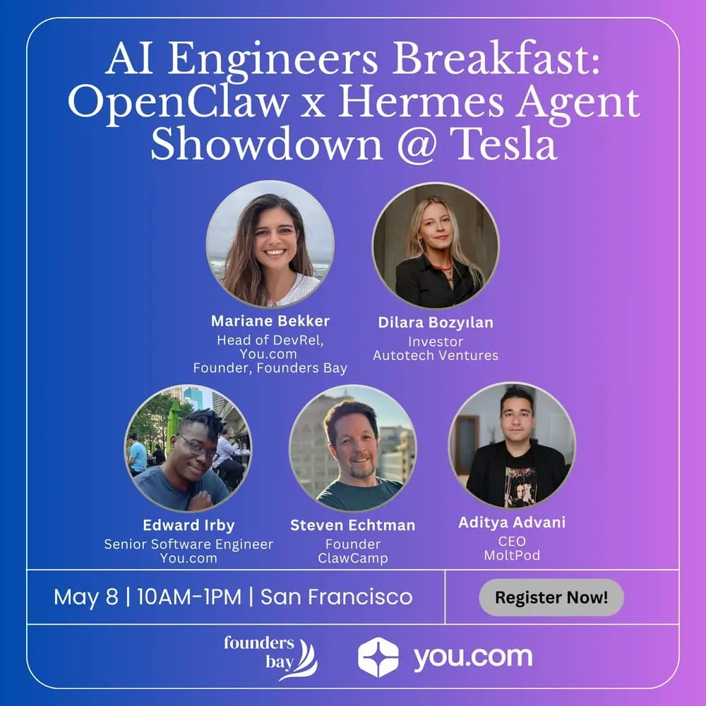 AI Engineers Breakfast: OpenClaw x Hermes Agent Showdown @ Tesla