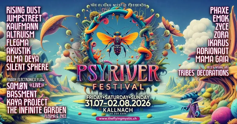 The Flying Mystic PSYRIVER Day-Festival 2026