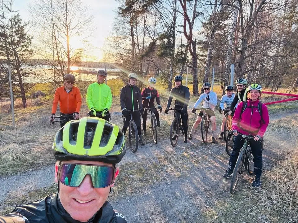 Gravel cykling i Kyrkbyn