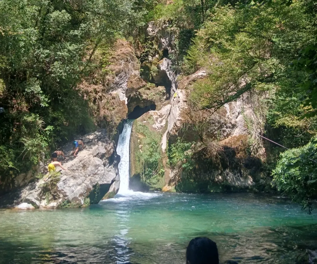 Subiaco waterfalls - painting a paradise