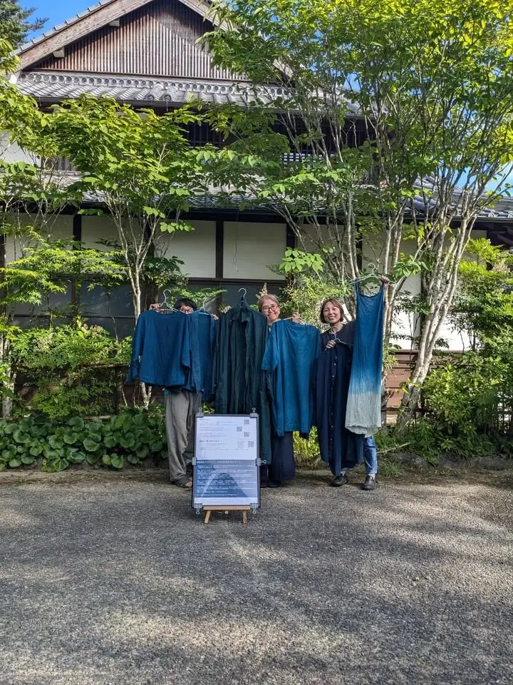 蓼藍染め（化学建て）による染めなおしワークショップ in 旧大内邸（八女市蓼藍栽培プロジェクト）


