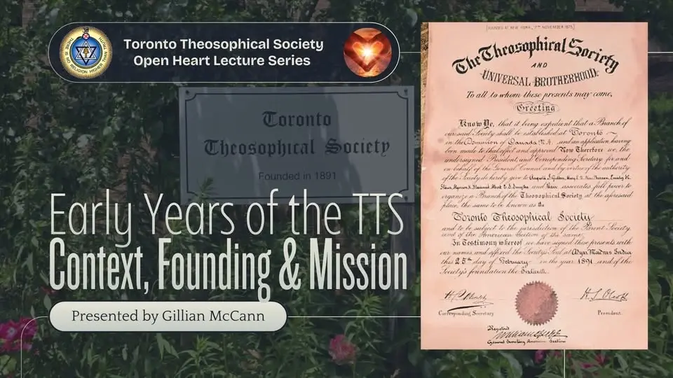 Early Years of the TTS ~ Context, Founding and Mission