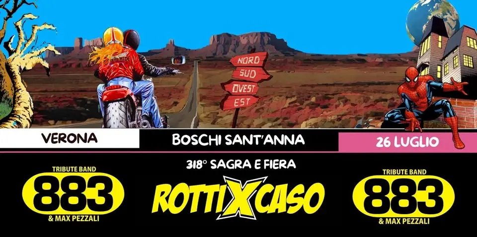 ROTTI X CASO ★ TRIBUTO 883 ★ BOSCHI SANT'ANNA (VERONA)
