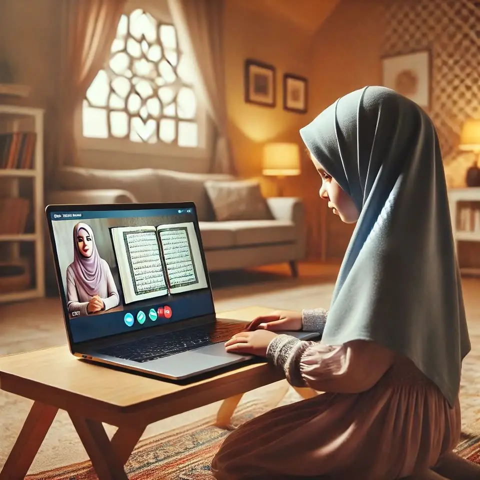 Online Quran teaching. 