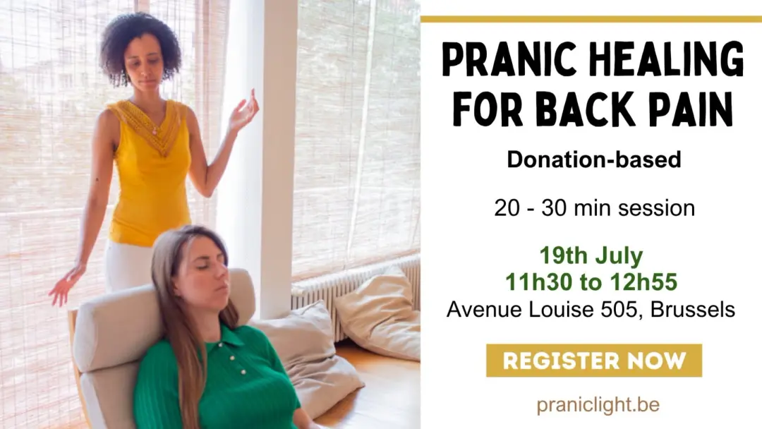 Pranic Healing for back pain - donation-based