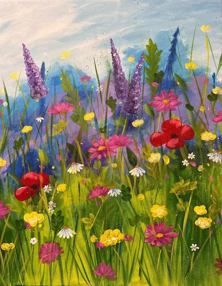 Paint the fab 'Summer of Love' at The Drumming Snipe Mayford Woking