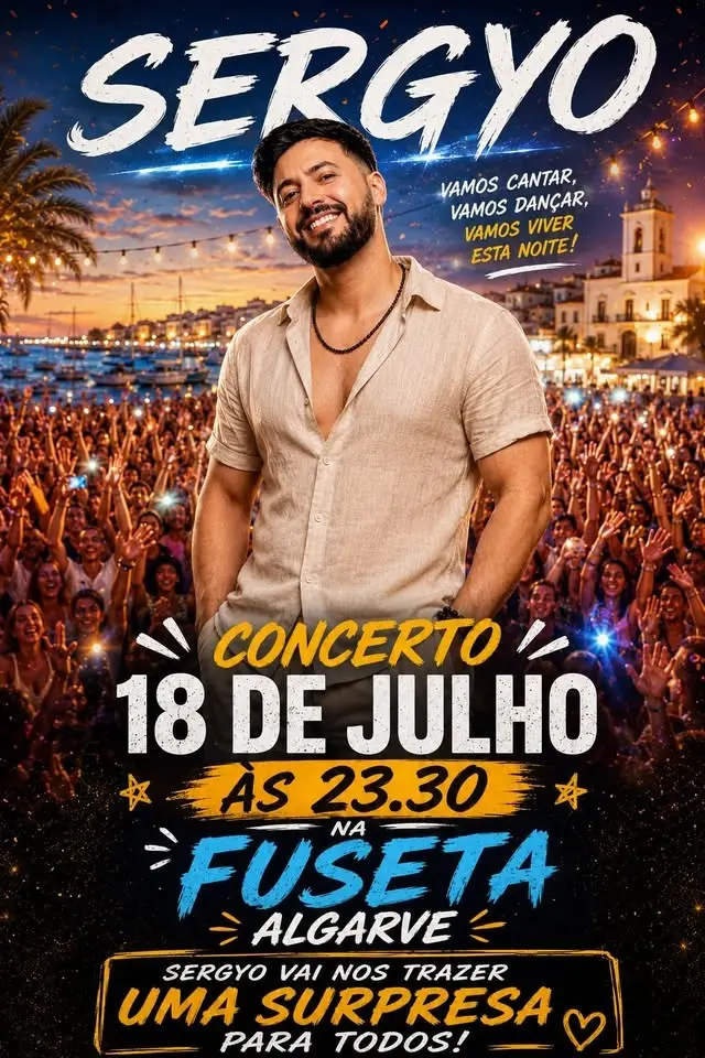 concerto com Sergyo festa da nossa senhora do Carmo fuseta