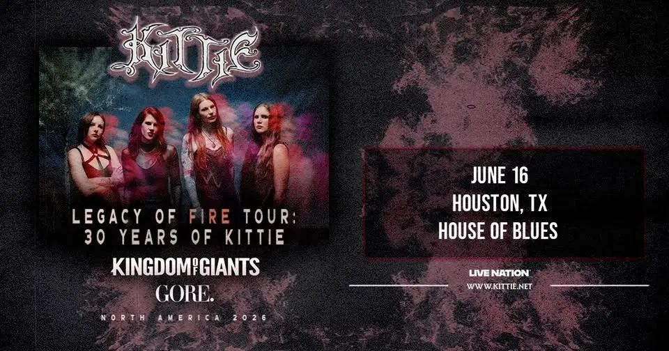 Kittie with special guests Kingdom of Giants and Gore.