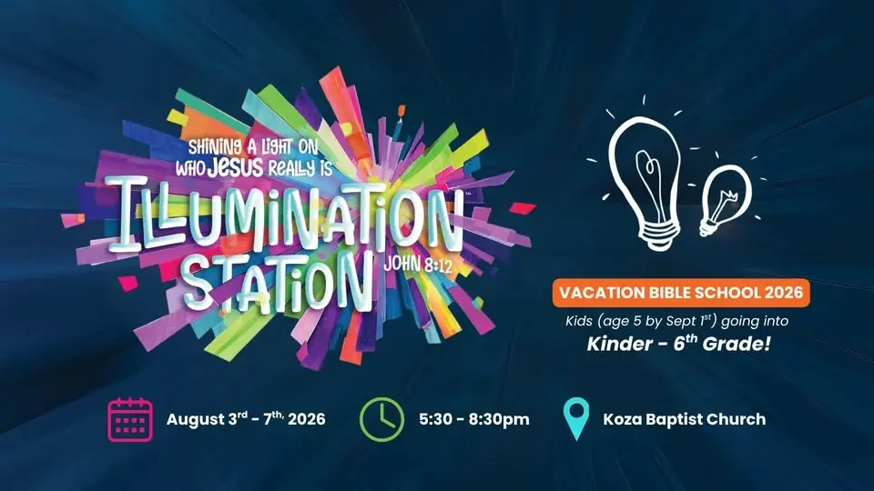 ILLUMINATION STATION - Koza 2026 Vacation Bible School