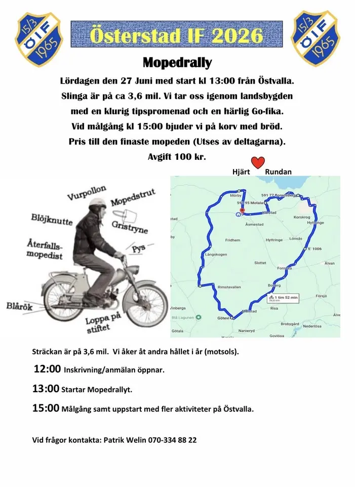 Österstad IF Mopedrally