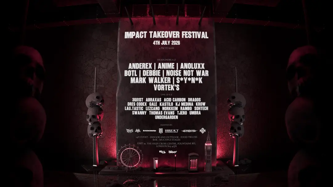 IMPACT TAKEOVER FESTIVAL: 14H OF SOUND - INDOOR AND OUTDOOR