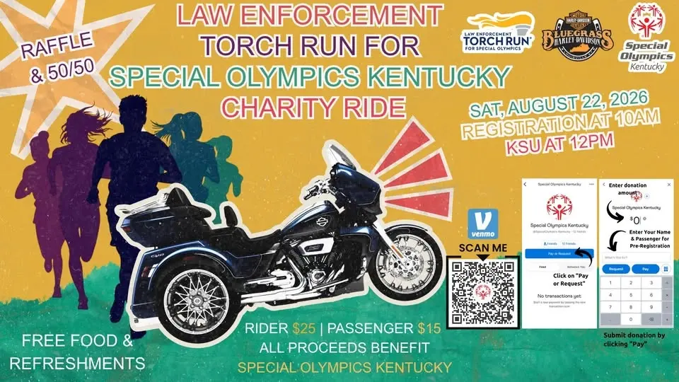 Law Enforcement Torch Run for Special Olympics Kentucky Charity Ride