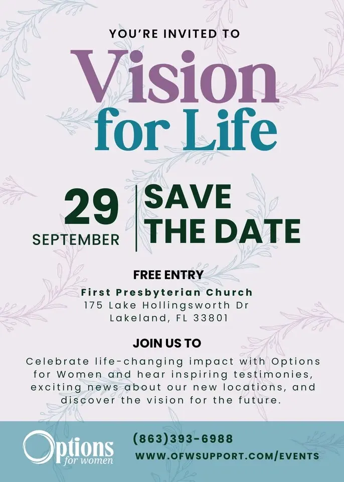 Vision for Life - Save the Date