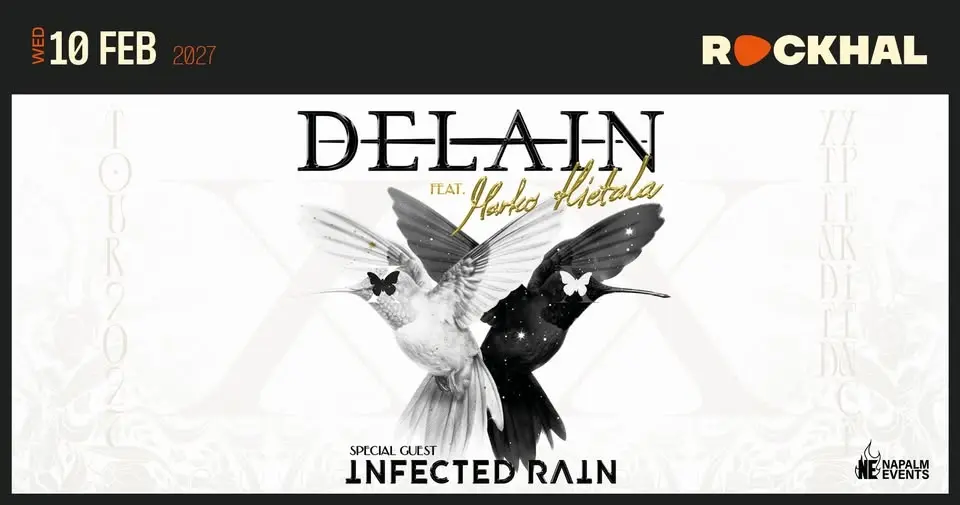 DELAIN + INFECTED RAIN • Rockhal, Luxembourg