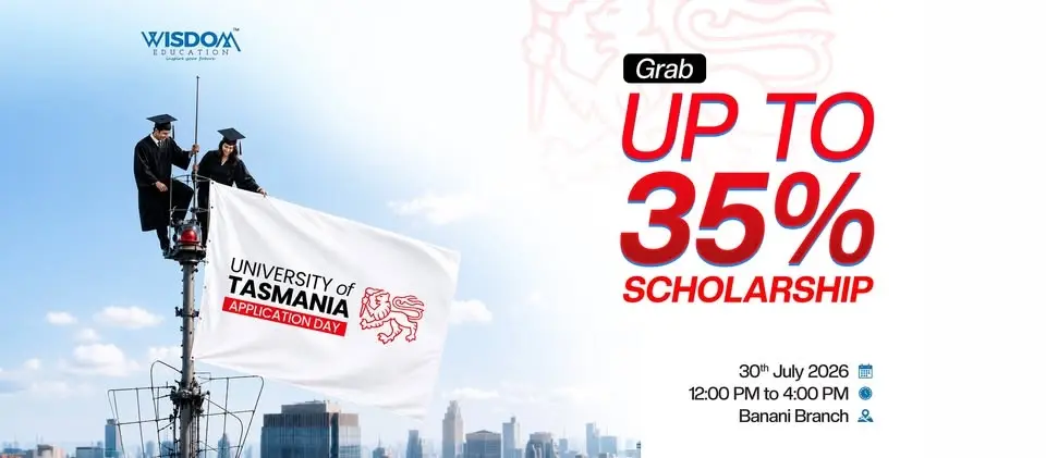 WISDOM EDUCATION presents University of Tasmania Application Day
