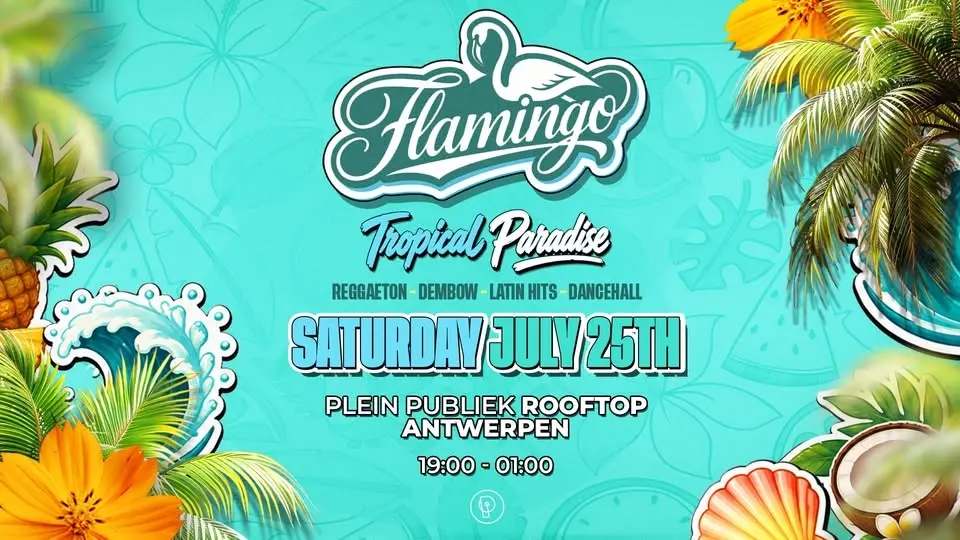Flamingo Rooftop Party βοΈπ¦© | Antwerpen