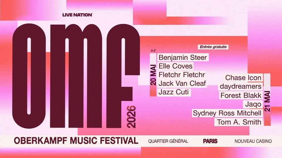 OBERKAMPF MUSIC FESTIVAL 2026 | 20 & 21 MAI | ENTRÉE GRATUITE